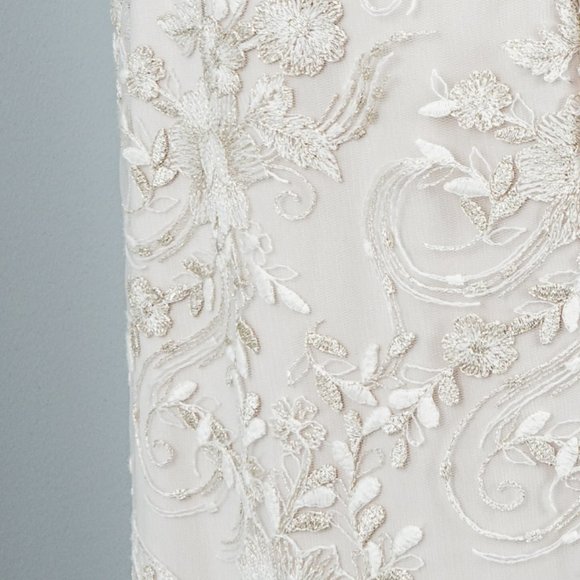 NWT Lauren Ralph Lauren Ivory Lace Formal gown -6 - Picture 6 of 7